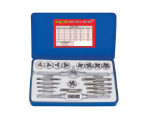 KC TOOLS BRAND 20 Piece tap and die set, metric 3mm-12mm. Part No 12004