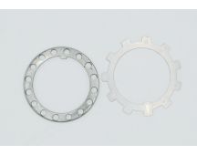 Axle spindle lock nut washer kit