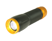 KC TOOLS BRAND Aluminium torch, 3W cree with focus and strip 130 lumen. Part No 137408