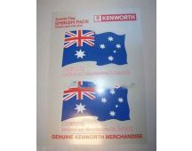 GENUINE KENWORTH Aussie flag emblem pack. Part No KEPAC1