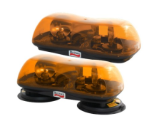 BRITAX 420 series QH twin rotator beacon with magnetic/suction base. Part No 424-00-12V