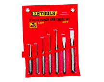 KC TOOLS BRAND 7 piece punch and chisel set. Part No A7100