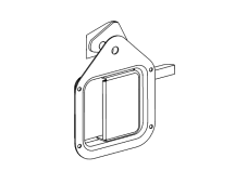 GENUINE KENWORTH Tool box door handle to suit left hand position. Part No K294-276