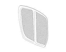 GENUINE KENWORTH Radiator grille mesh to suit T609 Etc. Part No L45-1064-200-B
