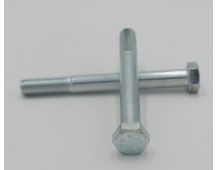 Zinc plated 12 x 1.75 x 110 mm hex bolt