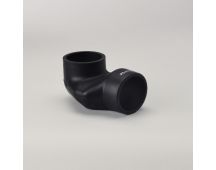 DONALDSON BRAND Elbow, 90 degree reducer, rubber cobra adapter L 178mm x ID 76mm x ID 76mm. Part No P547694