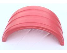 Low Profile Polyethylene Red Mudguard
