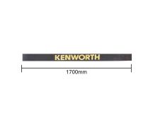 GENUINE KENWORTH Electrostatic windscreen decal black and gold1700mmx145mm to suit cab over models with split/curved screens. Part No PPT2DE0009KW