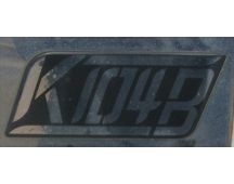 GENUINE KENWORTH Name plate K104B. Part No R53-1014
