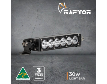 ULTRA VISION BRAND Light bar "RAPTOR" 30 8.5" 4000K black rim. Part No RAP030LB4v2