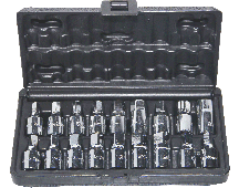 Oil Drain Plug Key Set 3/8" -18Pcs