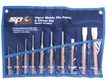 Pin Punch And Chisel Set -10Pcs