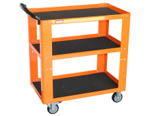 SP TOOLS BRAND Trolley orange professional 3 shelf. Part No SP40019