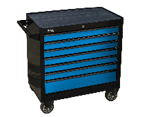 Roller Cab Black/Blue 7 Drawer Custom Sumo