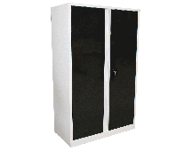 Workshop Storage Cabinet White 4 Shelves