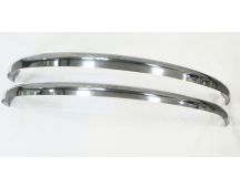 GENUINE LELOX Front wheel arch flare kit (Pair) stainless steel width 60mm to suit T series without split hood. Part No.SS11FLA60N*