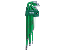 Key Set 9Pc Torx Hex (Green)