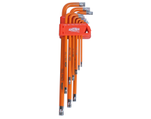 Key Set 9Pc Torx Tamper Hex (Orange)