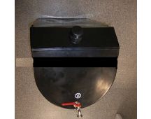 NEXT GEN ROTO BRAND Plastic water tank 75L black with tap UV stabilised polyethylene. Part No T13-75BLACK