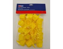TRP BRAND Wheel nut Indicator and cover yellow to fit 33m diameter nuts (20) to suit most US, Volvo and Scania trucks. Part No TRPWN133YC