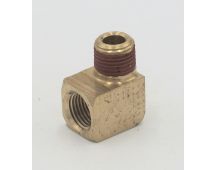 Brass parker 90 degree extruded elbow 1/8" female to 1/8" male pipe