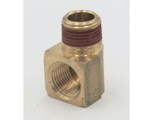 PARKER HANIFIN BRAND Brass 90 degree extruded elbow 3/8" female to male pipe fitting. VS2202P-6-6