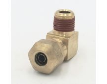 Parker brass 90 degree male 1/4" elbow to 1/8" tube npt fitting