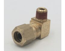 Parker brass 90 degree male 3/8 elbow to 1/8" tube npt fitting