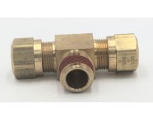 Parker brass male 5/8 tube to 1/2" pipe branch tee fitting