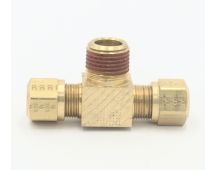 Parker brass male 1/2 tube to 1/2" pipe branch tee fitting