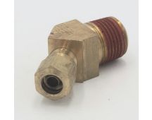 Parker brass 45 degree elbow 3/8 tube to male 1/2" pipe npt fitting