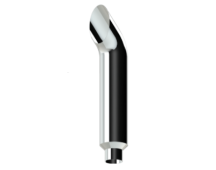 SILVERBACK BRAND Chrome exhaust stack 350C series 7" reducing to 5" x 60" (1525mm) Part No WCRS7560AP