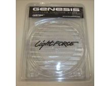 GENUINE LIGHTFORCE "Genesis" driving light filter clear polycarbonate 210mm wide/flood. Part No F210WC